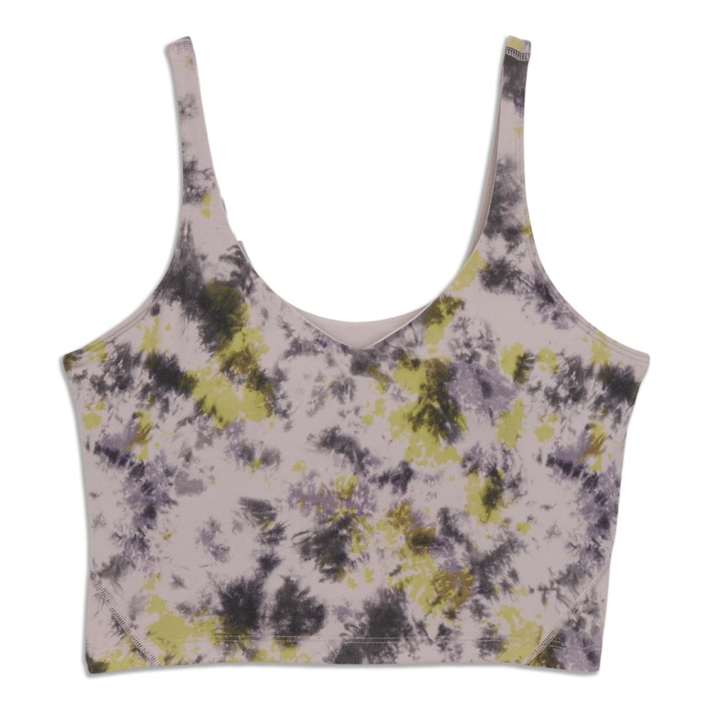 Lululemon Align Tank Radial Tie Dye Mauve Grey Multi $72 Retail Size 10 EUC